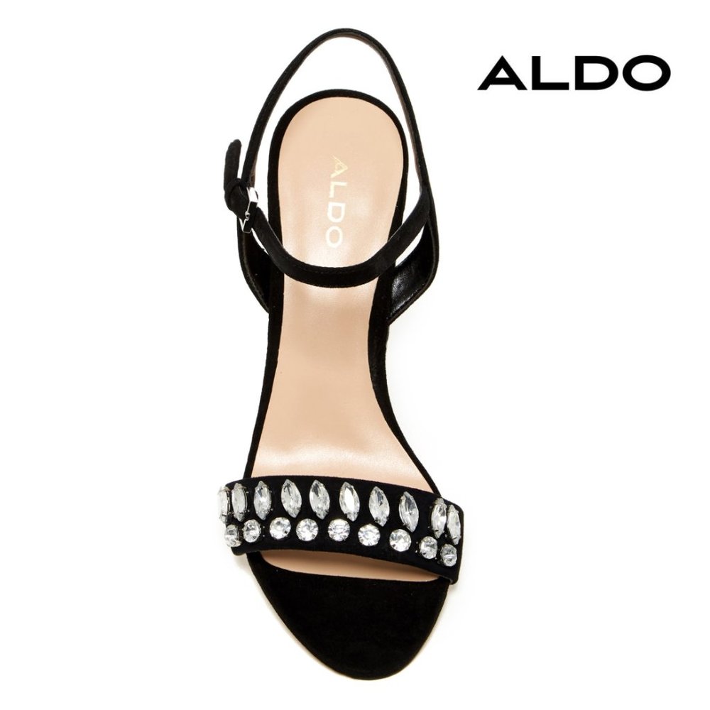 Aldo Viria Crystal Detail Block Heel Sandal - Picture 3 of 3
